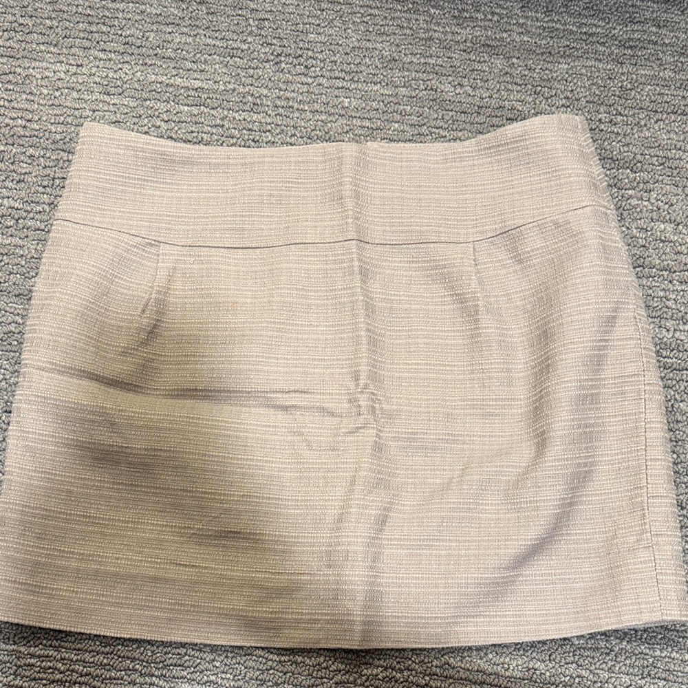 J. Crew Beige Mini Skirt